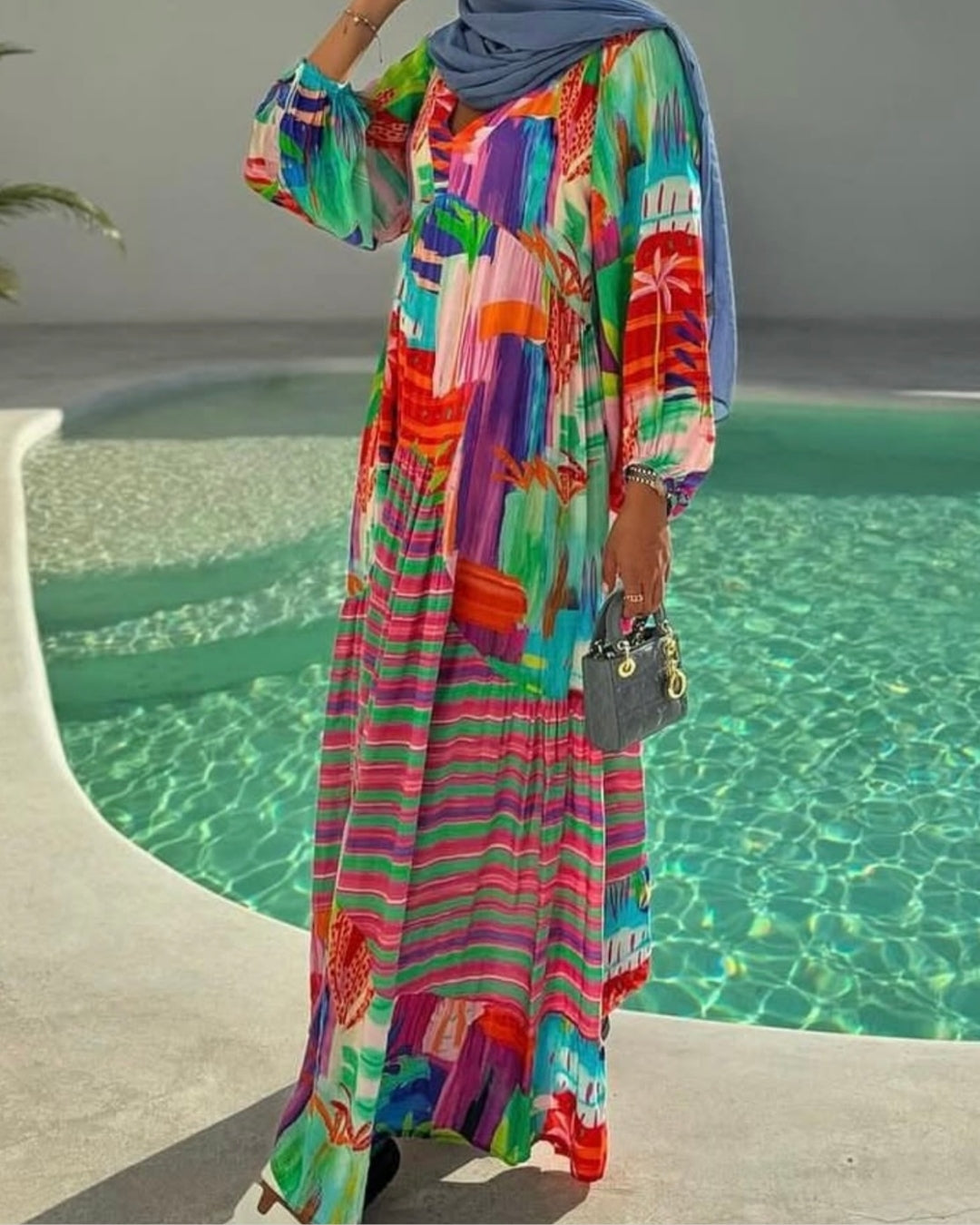 Tropical Oasis Maxi Dress