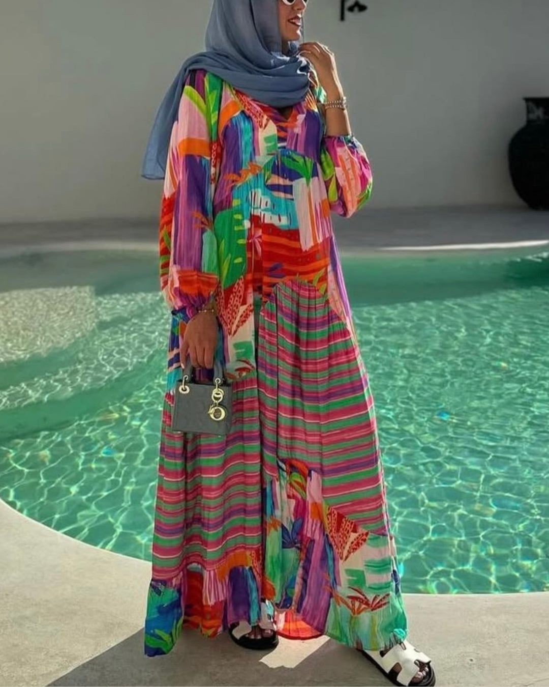 Tropical Oasis Maxi Dress