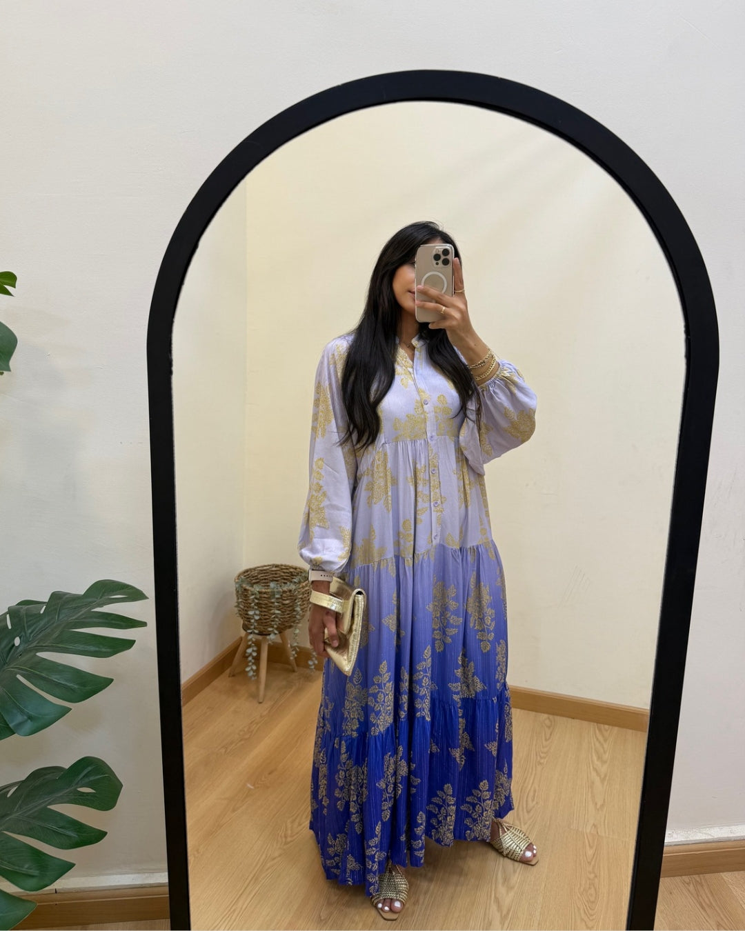 Ombre Blue & Lavender Dress