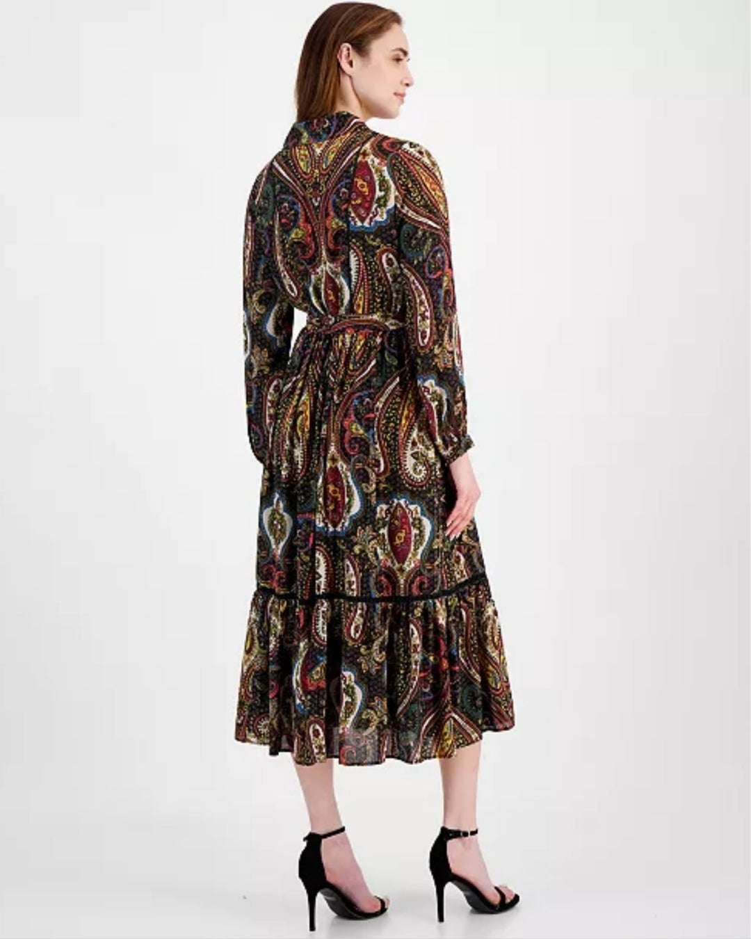 Paisley Bohemian Midi Dress