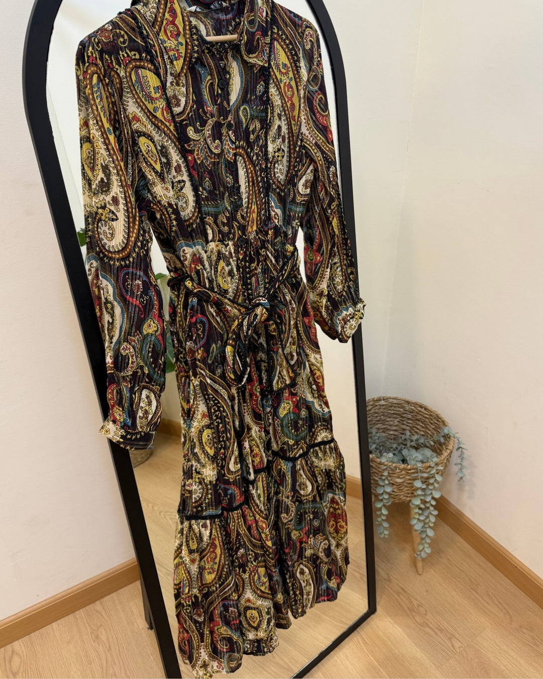 Paisley Bohemian Midi Dress