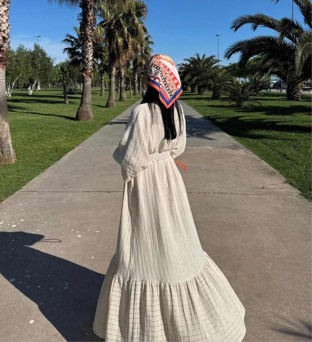Soft Linen Shine Dress