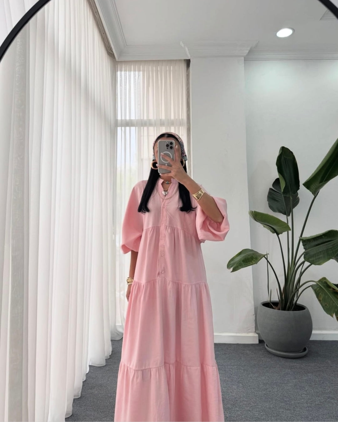 Minimal Pink Dress