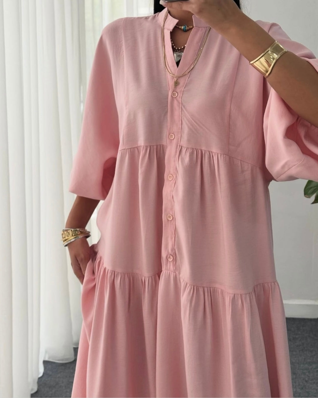 Minimal Pink Dress