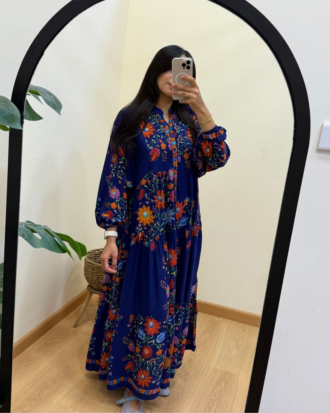 Blossom Escape Navy Dress