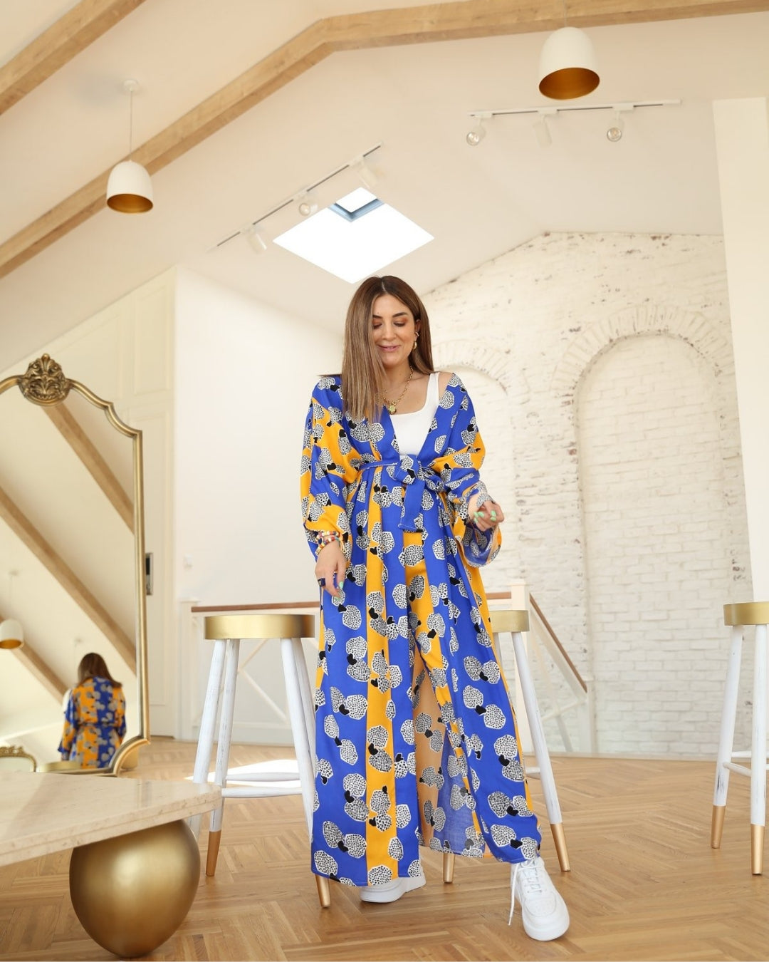 Boho Blue Kimono