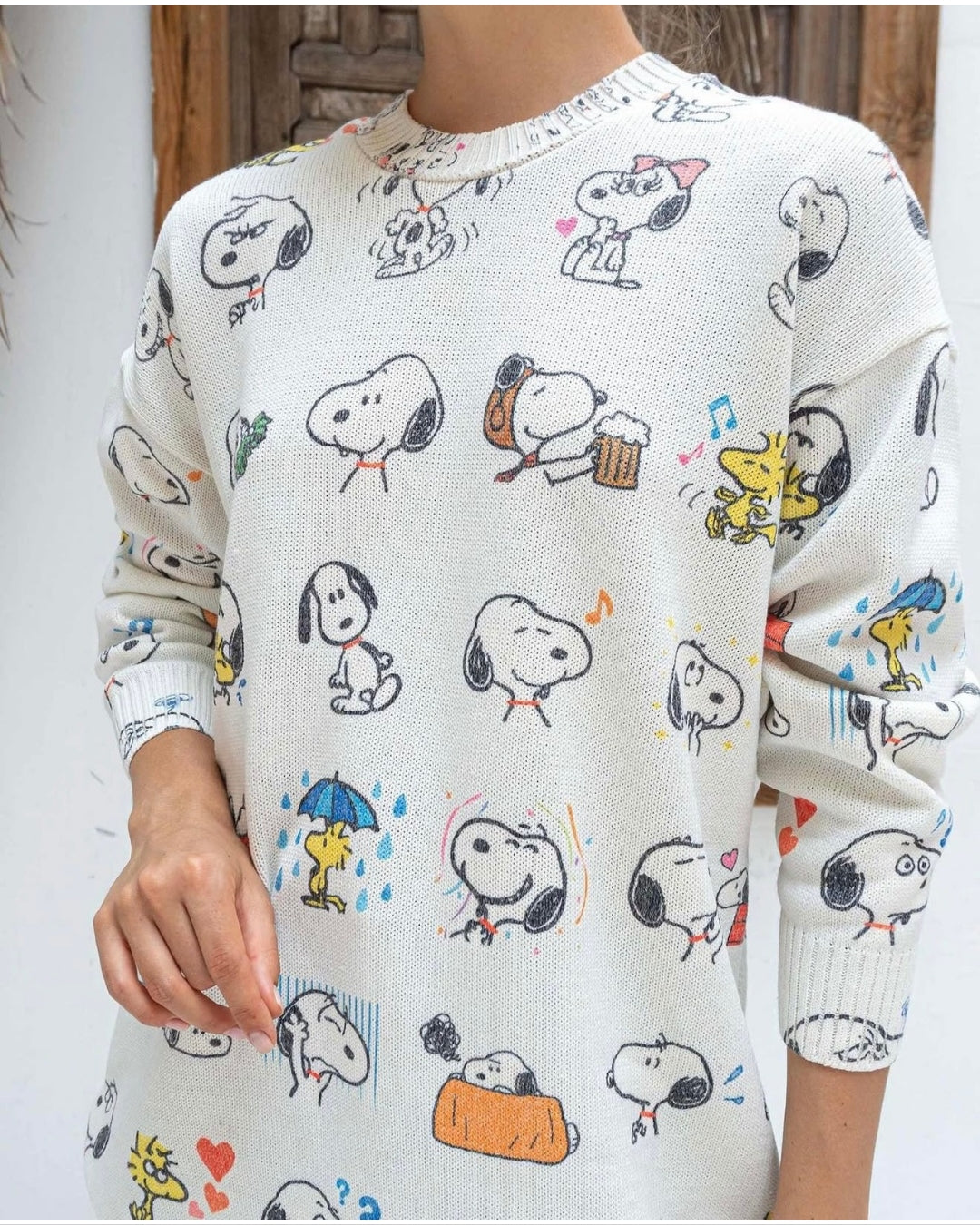 Snoopy Knitted Sweater
