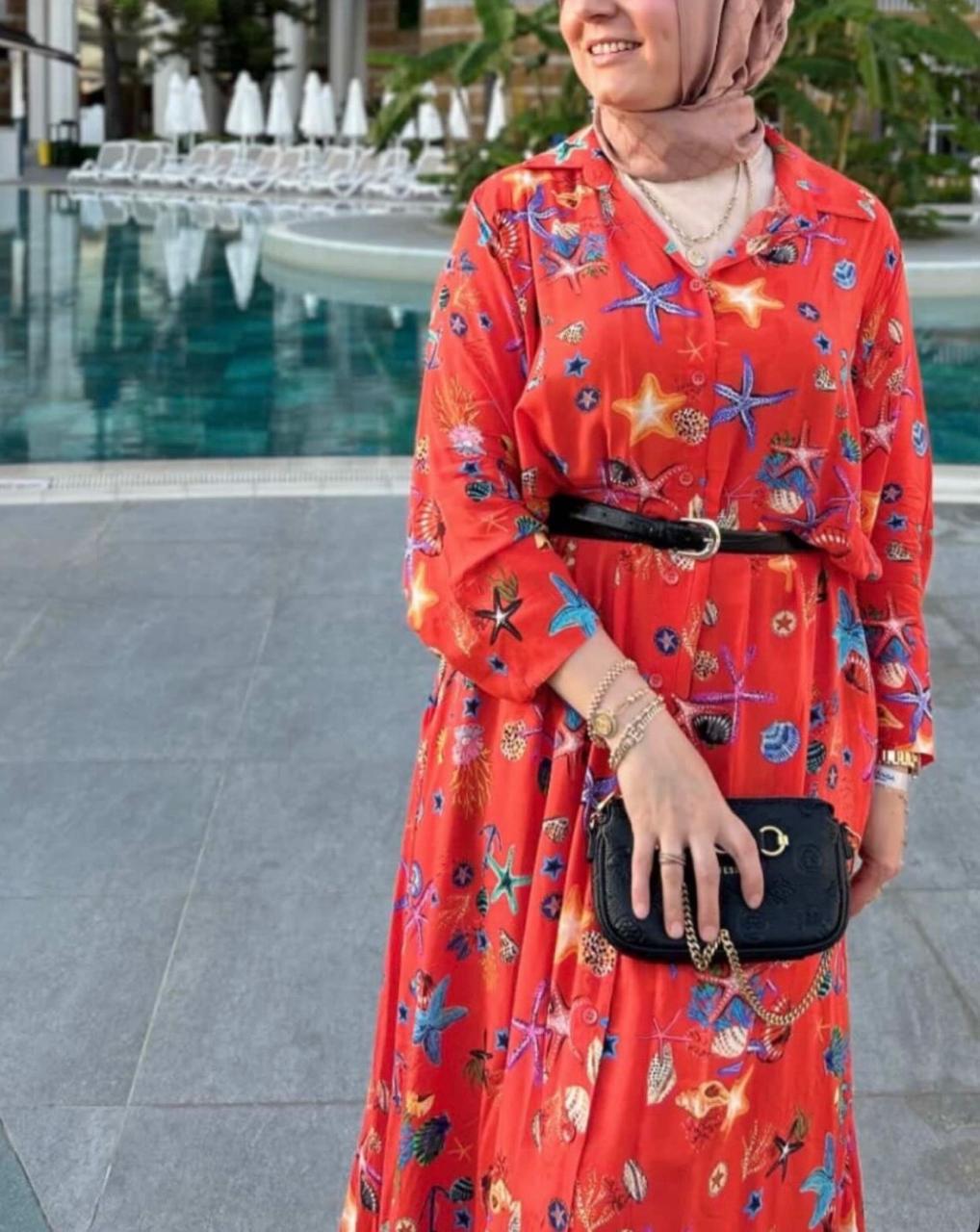 Starfish Shirt Dress