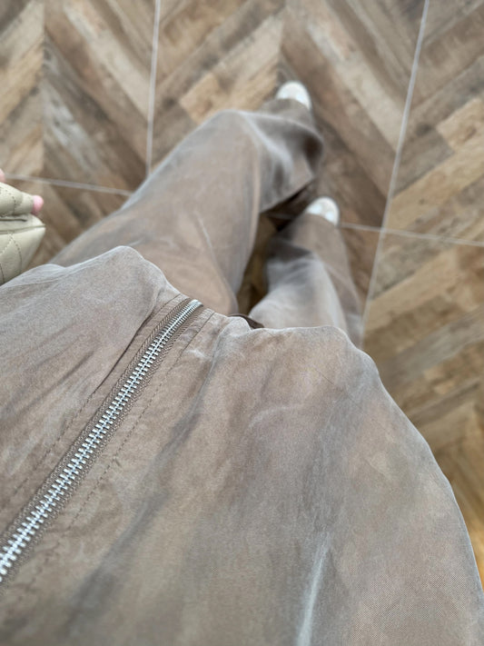 Oysho Oversized Bomber Jacket & Flare Pants Set