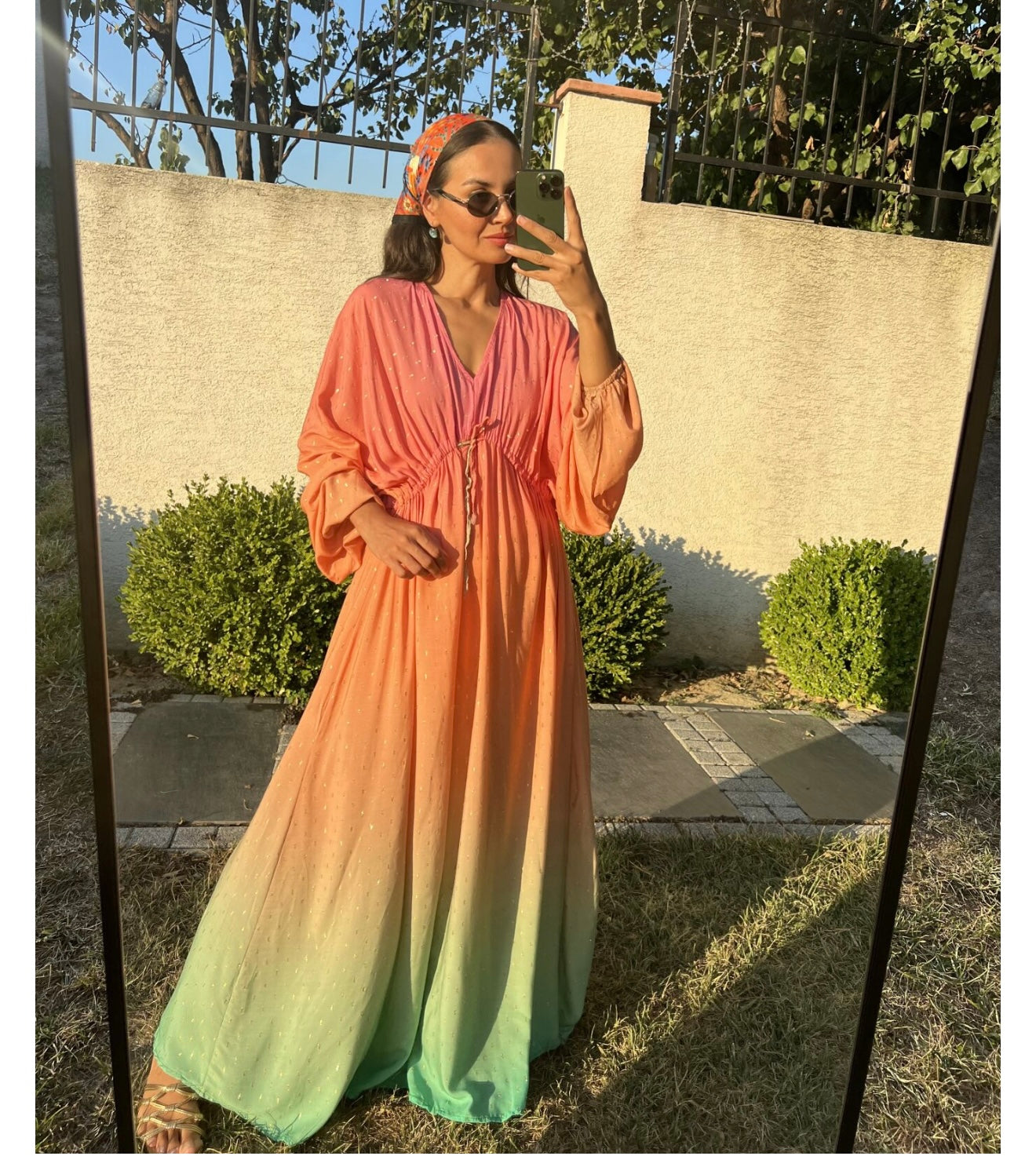 Ombre Gradient Dress