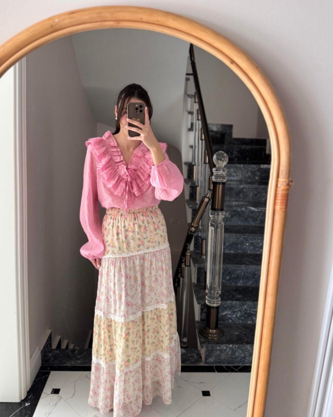Lace Layered Colorful Skirt