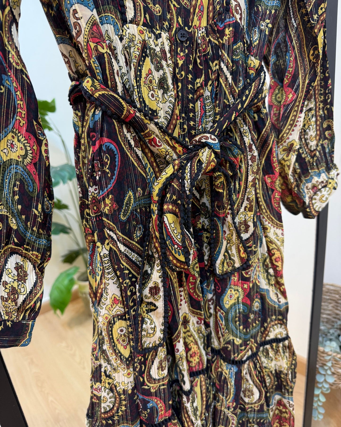 Paisley Bohemian Midi Dress
