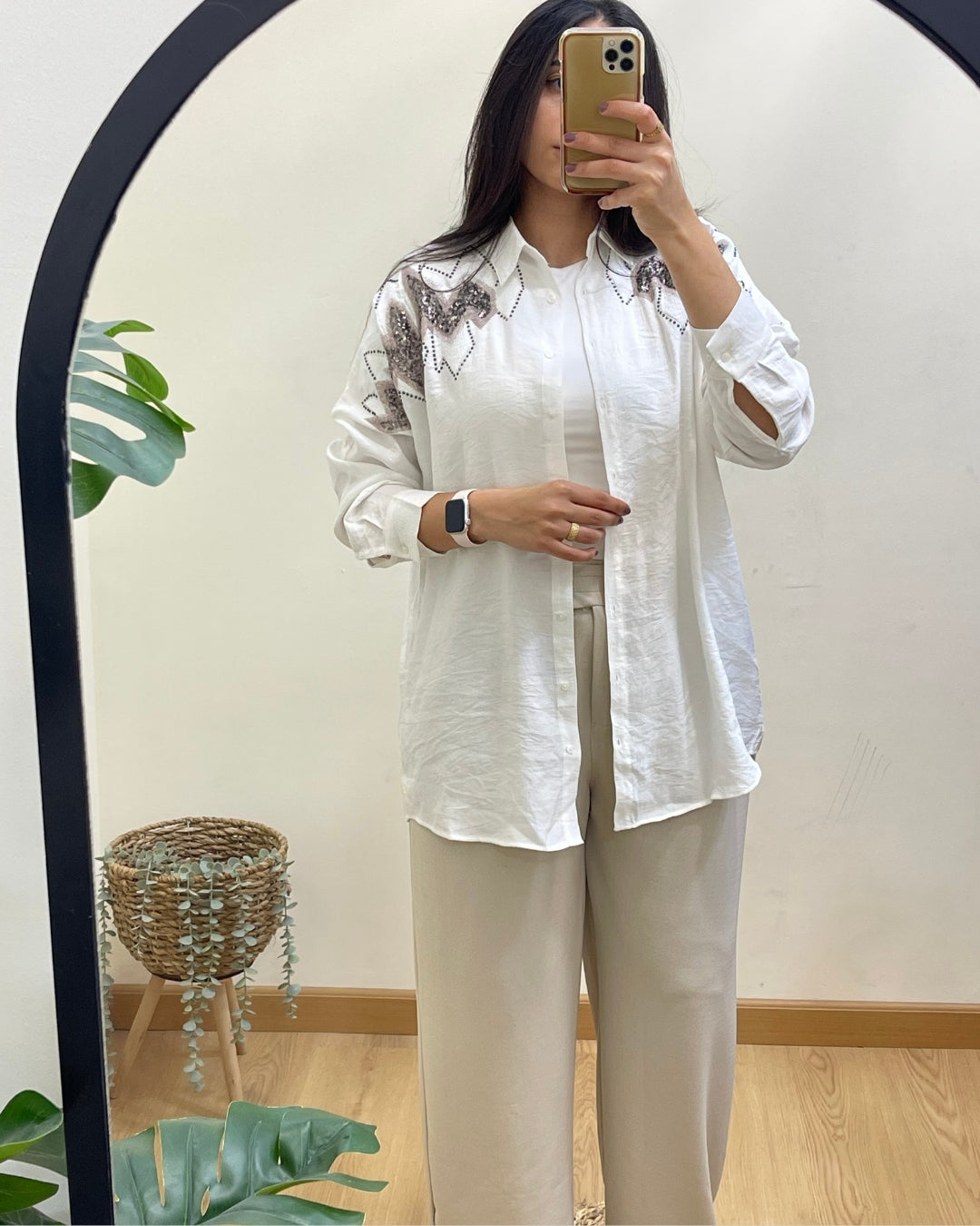 Marbella Embroidered  Shirt