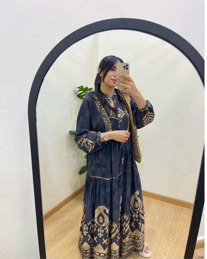 Earth Tones Boho Dress