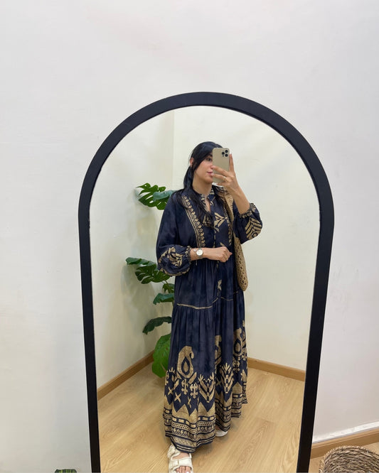 Earth Tones Boho Dress