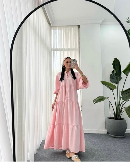 Minimal Pink Dress