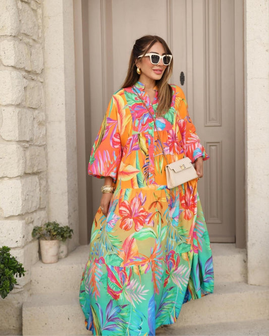 Colourful Maxi Dress