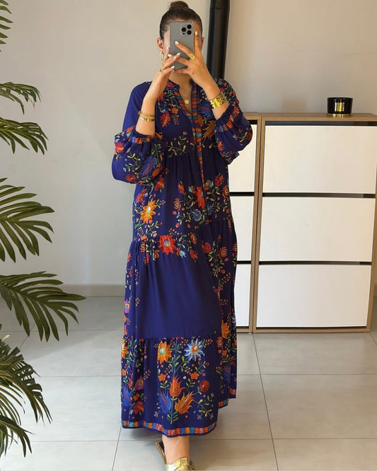 Blossom Escape Navy Dress