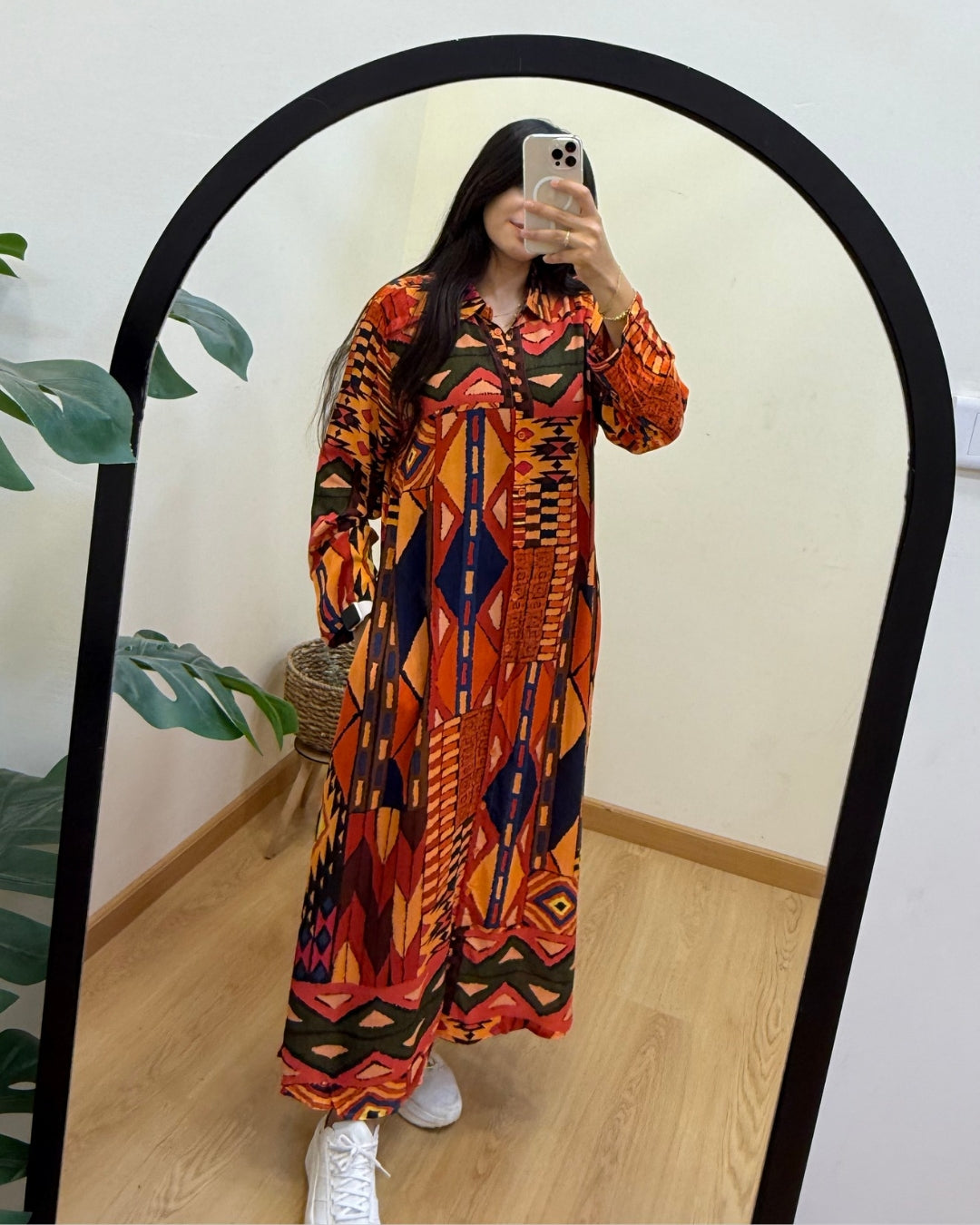 Bohemian Flow Shirt Dress