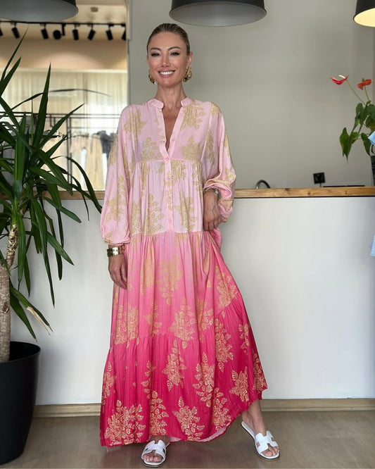 Pinkish Golden Dress