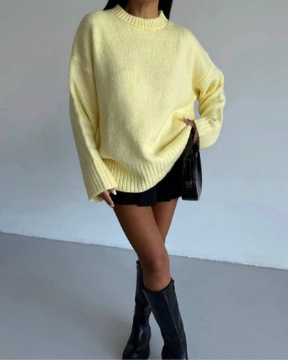 Butter Yellow Knit Sweater