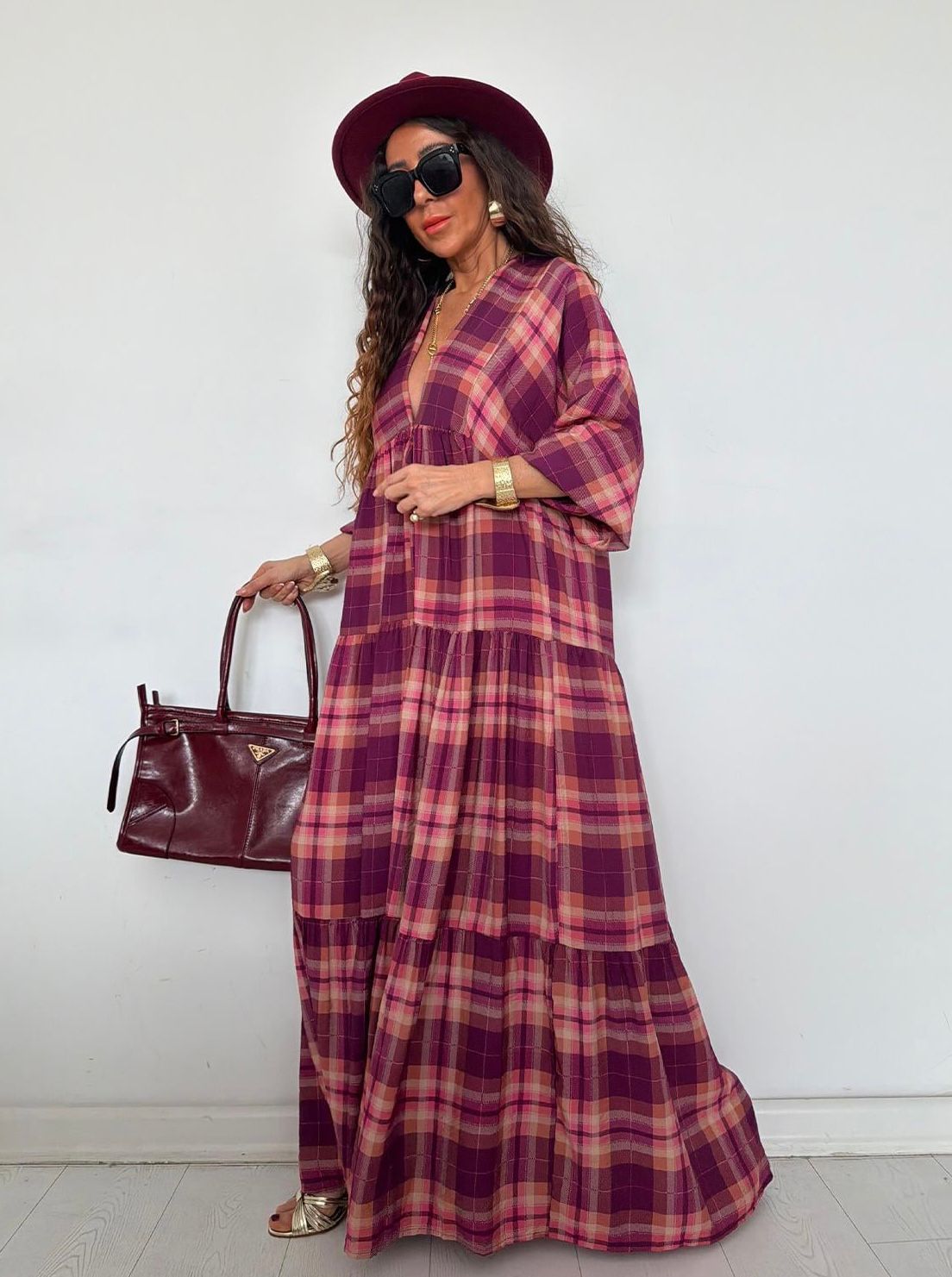 Pink Aura Maxi Dress