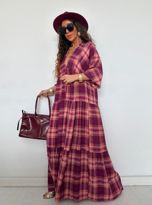 Pink Aura Maxi Dress