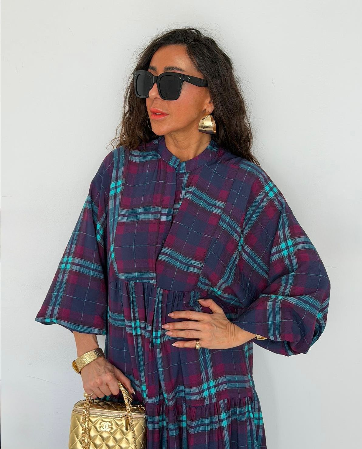Ocean Plum Maxi Dress