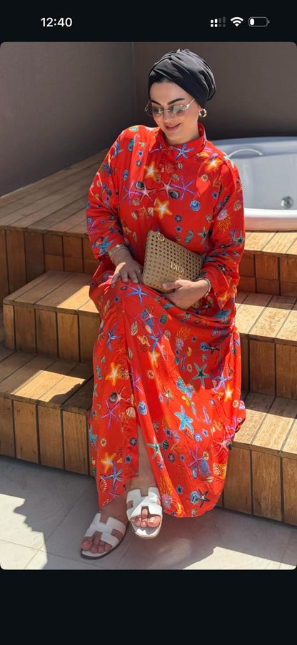 Starfish Shirt Dress