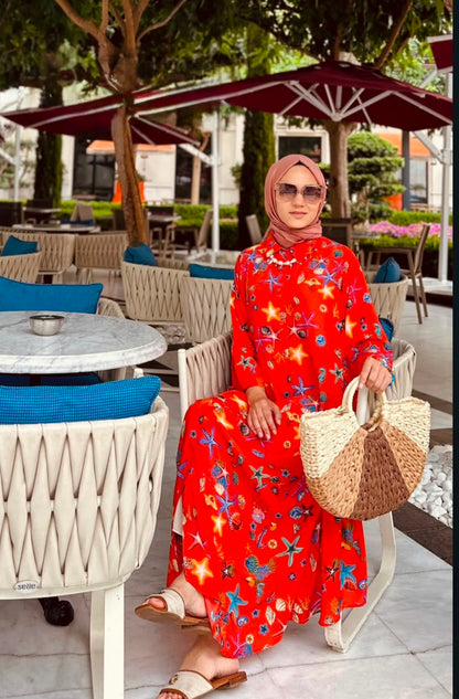Seashells Shirt Dress