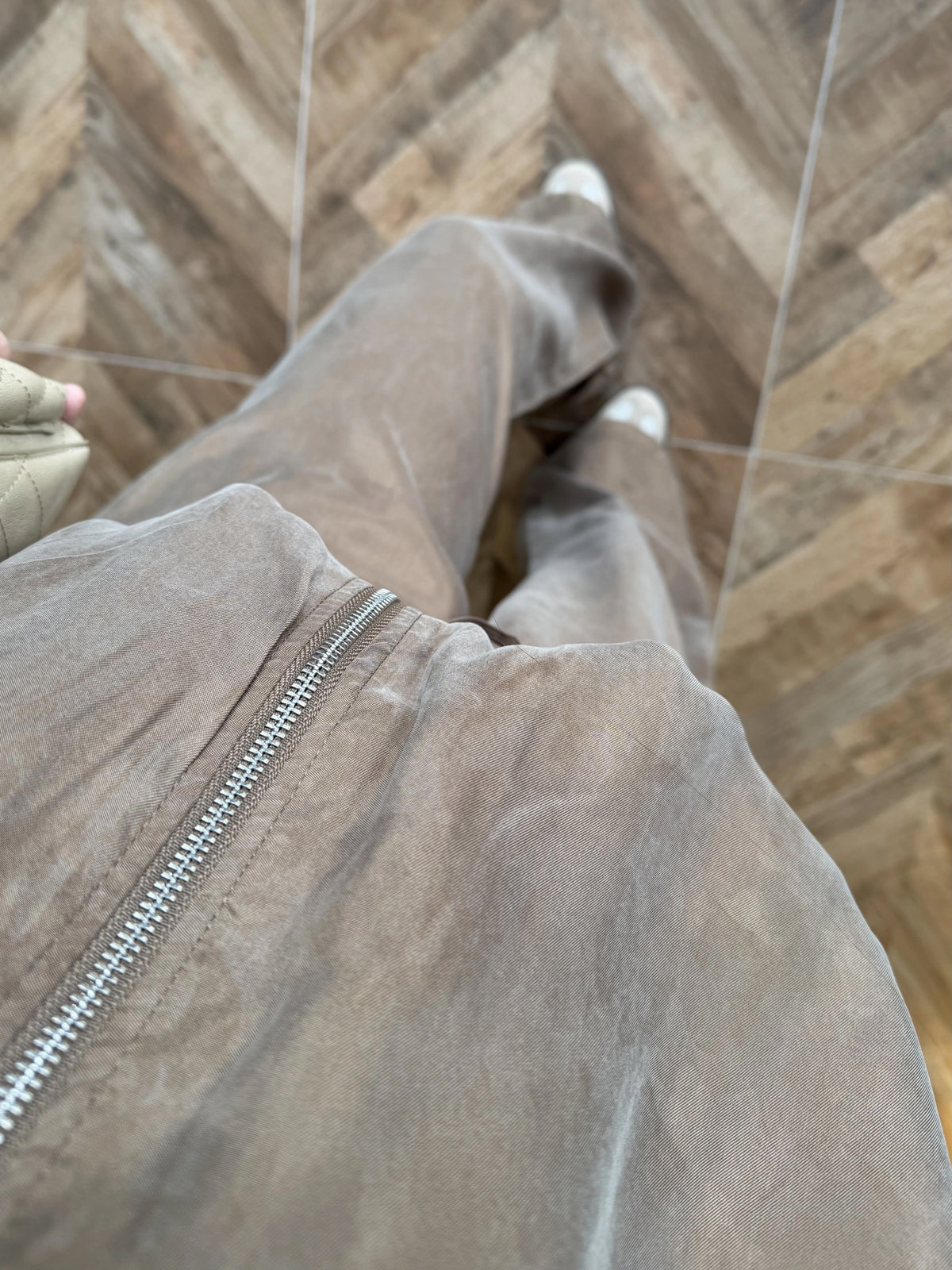Oysho Oversized Bomber Jacket & Flare Pants Set