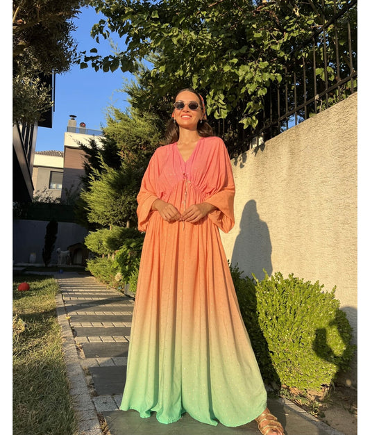 Ombre Gradient Dress