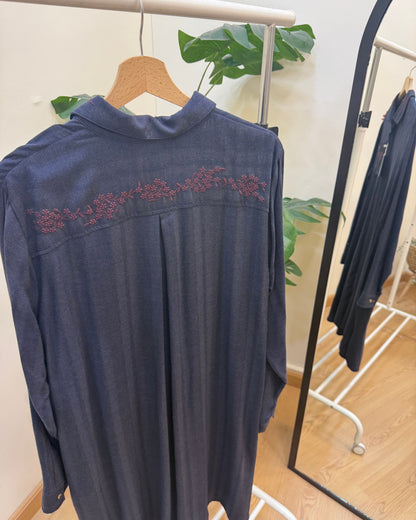Embroidered Navy U.S. polo Tunic